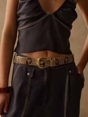 New SANCIA Viano Python Belt - Genuine Python - Made in Australia